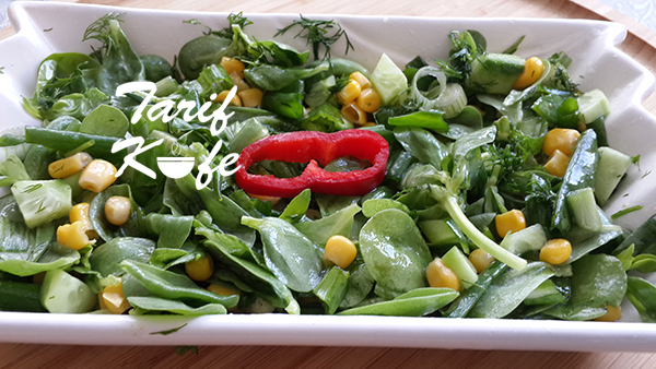 Yeşillikli Semizotu Salatası